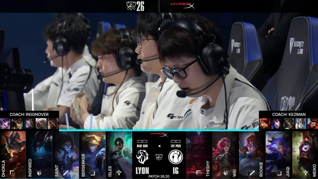 36365线路检测中心 IG vs LYON 手感火热 IG能否继续强势