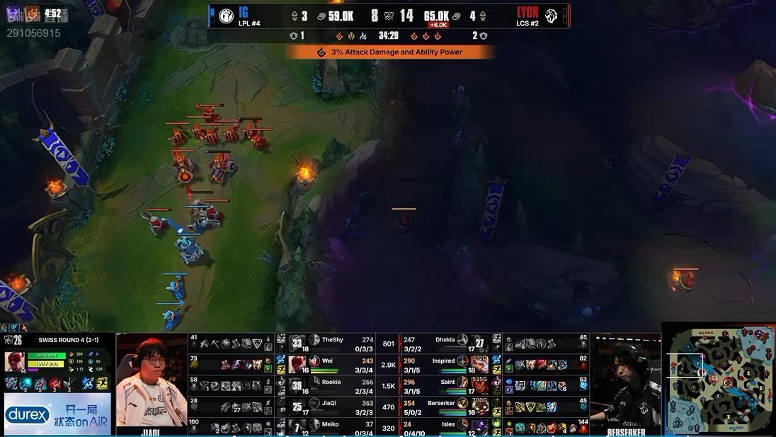 36365线路检测中心 IG vs LYON 手感火热 IG能否继续强势
